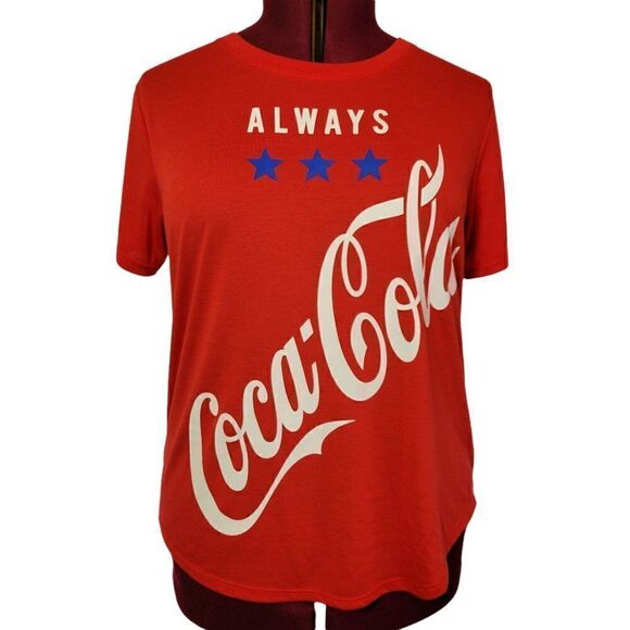 Coca Cola Printed T-Shirt (Size XXL) - Picture 1 of 6